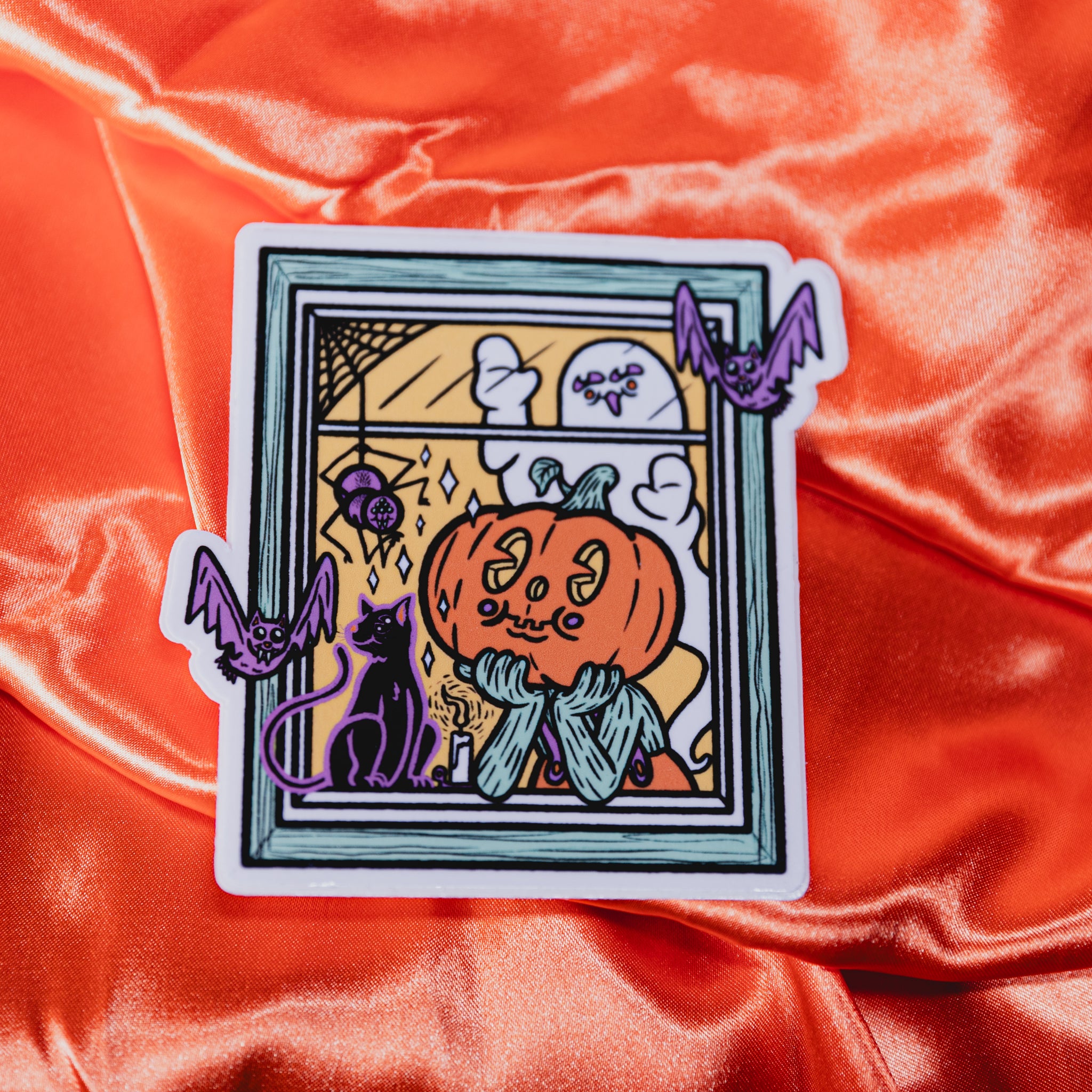 I Wonder If Halloween Is Thinking About Me Too - Sticker