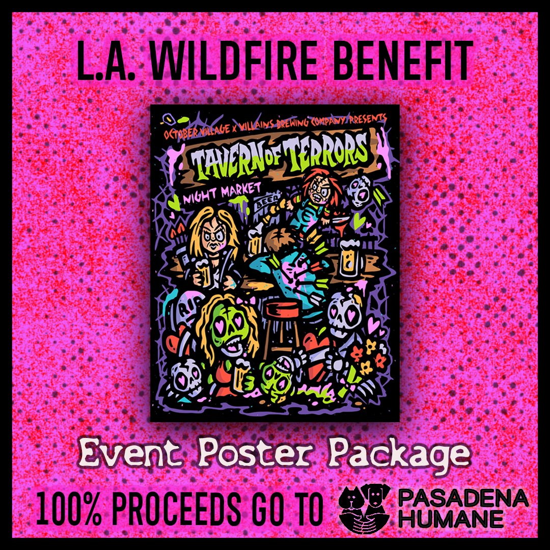 L.A. WILDFIRE BENEFIT - OV POSTER PACKAGE