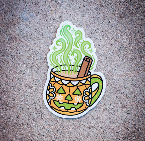 Halloween Cafecito - Sticker